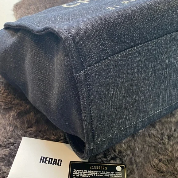 Chanel Deauville Tote Canvas Bag - Picture 8 of 13